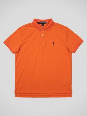Polo Ralph Lauren Performance Polo Shirt Mens XL Orange